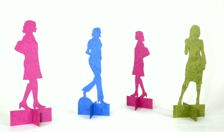 画像:立体シルエット