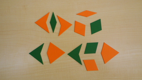 画像:紙製多角形パズル