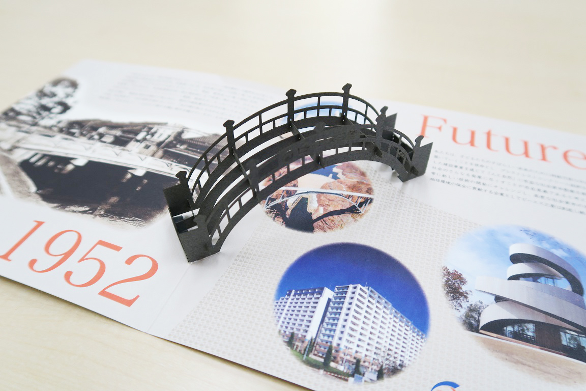 画像:『橋』のポップアップカード