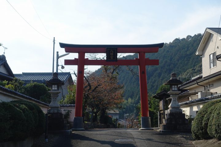 吉利倶八幡宮の鳥居