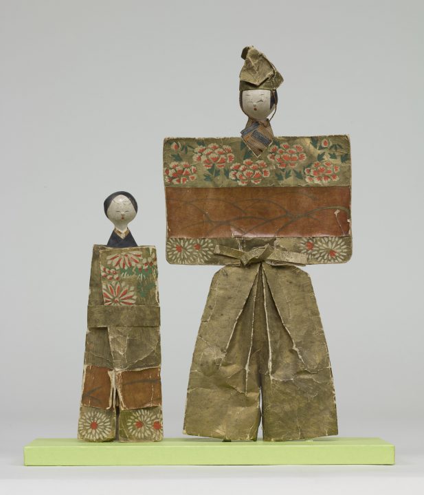 名称：古式立雛
時代世紀：江戸時代・17～18世紀
所蔵者：東京国立博物館