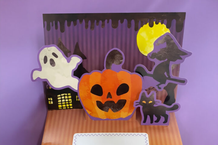 ポップアップカード　ハロウィン　ノベルティ　オリジナル