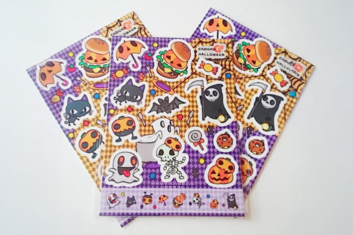 ハロウィン シール マスキング イラスト オリジナル ノベルティ なもなあこ