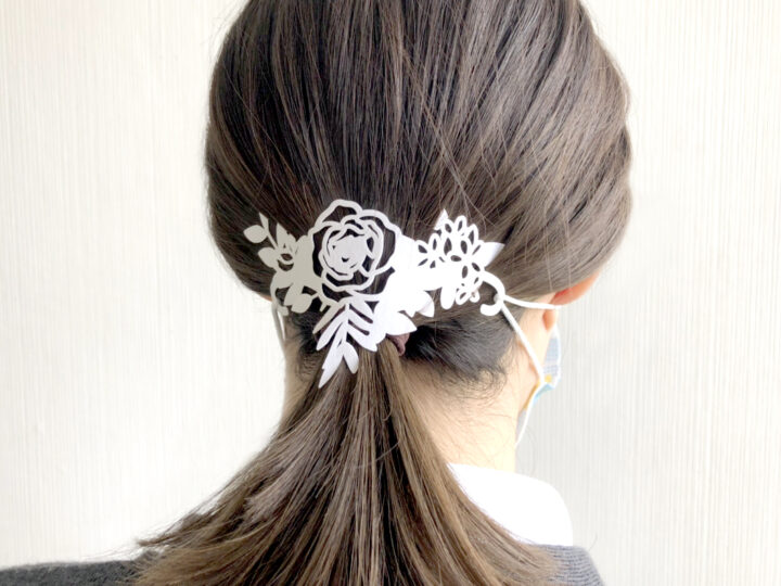 凝ったデザインのマスクフック